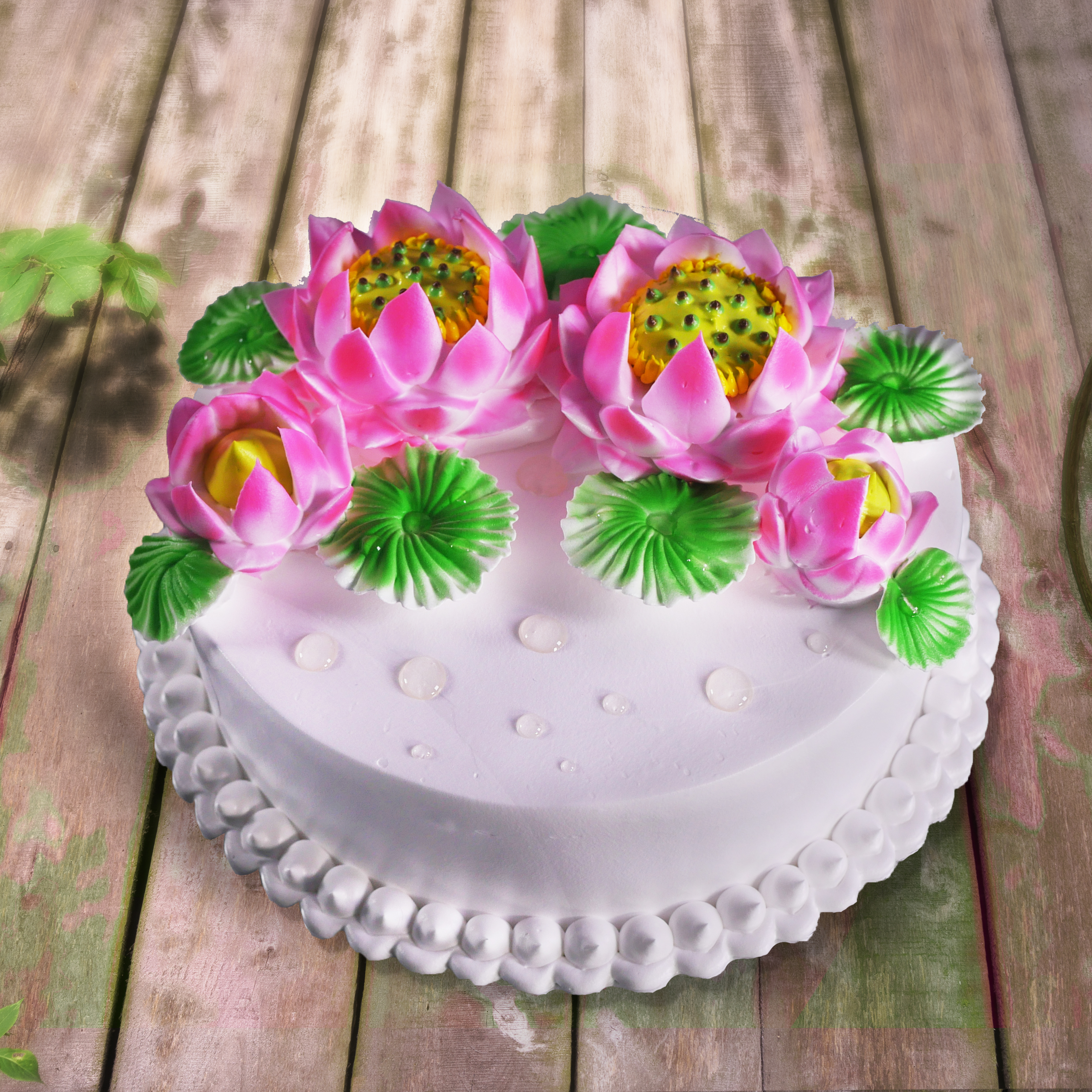 Lotus Flower Cake